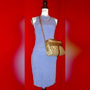🔵 Summer Blue Bodycon Dress 🔵